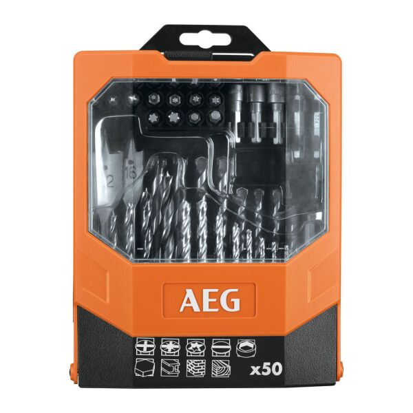Оснастка для инструмента AEG Powertools, Набор бит и сверл AEG AAKDD50 (50 шт.) 4932472024
Оснастка для инструмента AEG Powertools, Набор бит и сверл AEG AAKDD50 (50 шт.) 4932472024