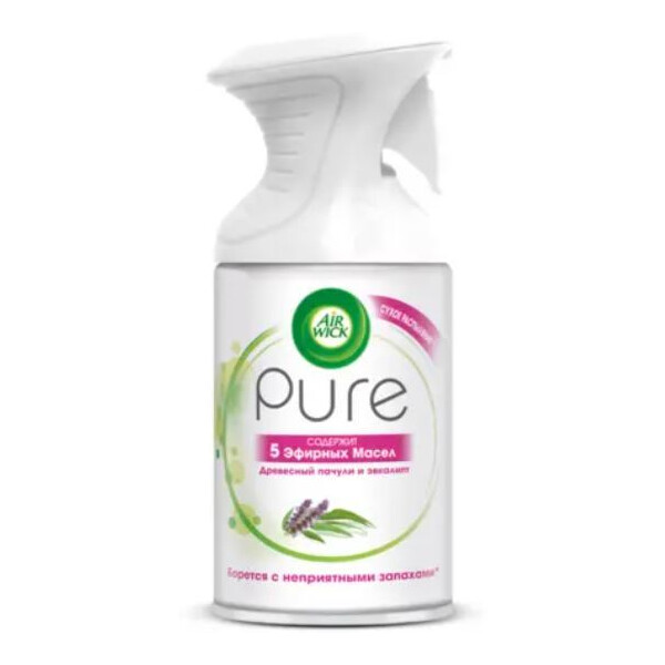 Освежители воздуха AIR WICK, Освежитель воздуха Air Wick Pure 250 мл (древесный пачули и эвкалипт)
Освежители воздуха AIR WICK, Освежитель воздуха Air Wick Pure 250 мл (древесный пачули и эвкалипт)