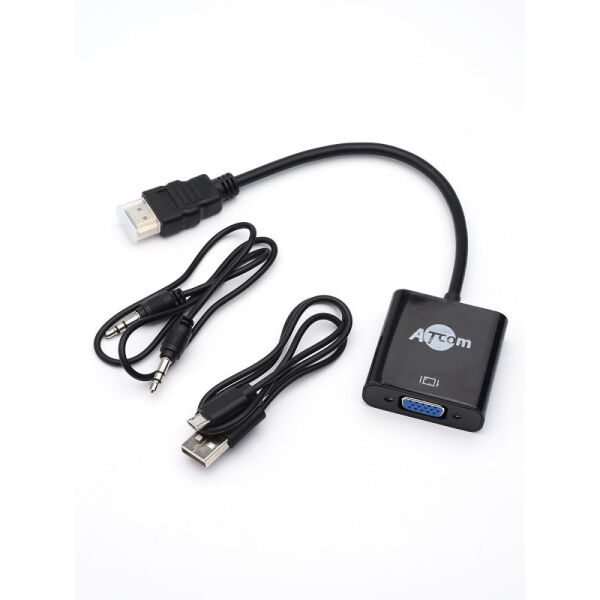 Кабели для ПК ATcom, Переходник ATCOM AT1014 (HDMI(m) - Vga(f)+Audio+доп. питание) 0.1 m
Кабели для ПК ATcom, Переходник ATCOM AT1014 (HDMI(m) - Vga(f)+Audio+доп. питание) 0.1 m