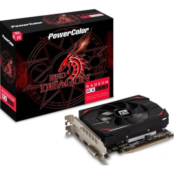 Видеокарты PowerColor, Видеокарта PowerColor Red Dragon Radeon RX 550 2GB GDDR5 AXRX 550 2GBD5-DH
Видеокарты PowerColor, Видеокарта PowerColor Red Dragon Radeon RX 550 2GB GDDR5 AXRX 550 2GBD5-DH