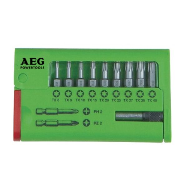 Оснастка для инструмента AEG Powertools, Набор бит AEG Powertools GREEN 4932399517 (12 шт)
Оснастка для инструмента AEG Powertools, Набор бит AEG Powertools GREEN 4932399517 (12 шт)