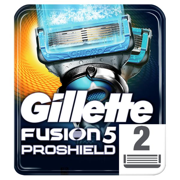 Набор подарочный Gillette, Сменные кассеты GILLETTE Fusion5 ProShield Chill 2шт (7702018412334)
Набор подарочный Gillette, Сменные кассеты GILLETTE Fusion5 ProShield Chill 2шт (7702018412334)