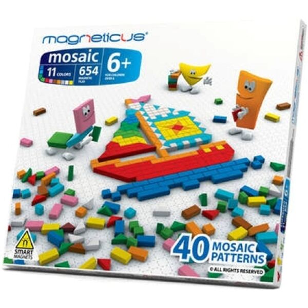 Игры, игрушки MAGNETICUS, Мозаика MAGNETICUS 654 элемента/11 цветов/40 этюдов MM-0650
Игры, игрушки MAGNETICUS, Мозаика MAGNETICUS 654 элемента/11 цветов/40 этюдов MM-0650