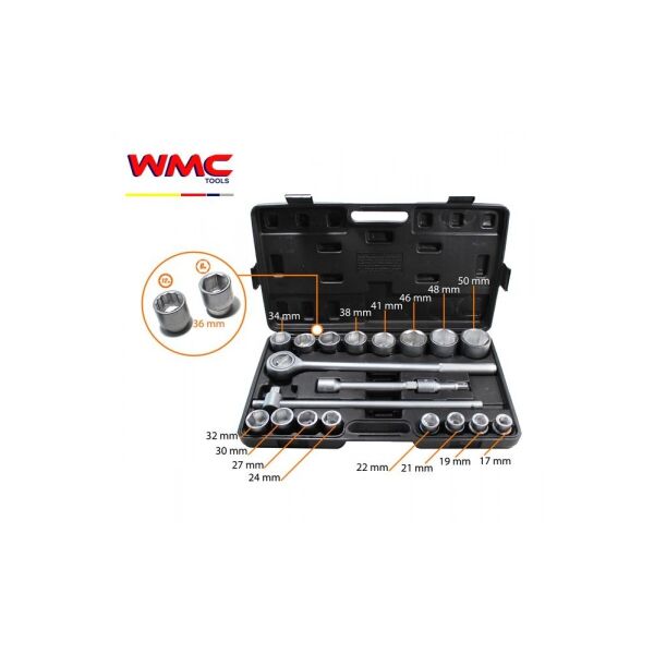 Набор ручных инструментов WMC TOOLS, Универсальный набор инструментов WMC Tools 6201B (21 предмет)
Набор ручных инструментов WMC TOOLS, Универсальный набор инструментов WMC Tools 6201B (21 предмет)
