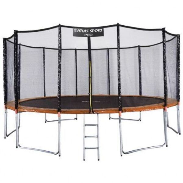 Батуты Atlas Sport, Батут пружинный ATLAS SPORT 16FT-6 PRO orange (с защитной сеткой и лестницей)
Батуты Atlas Sport, Батут пружинный ATLAS SPORT 16FT-6 PRO orange (с защитной сеткой и лестницей)