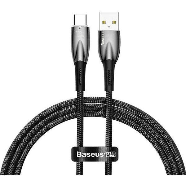 Кабели для сотовых телефонов BASEUS, Кабель Baseus Glimmer Series Fast Charging Data Cable USB Type-A - Type-C 100W CADH000501 (2 м, черный)
Кабели для сотовых телефонов BASEUS, Кабель Baseus Glimmer Series Fast Charging Data Cable USB Type-A - Type-C 100W CADH000501 (2 м, черный)