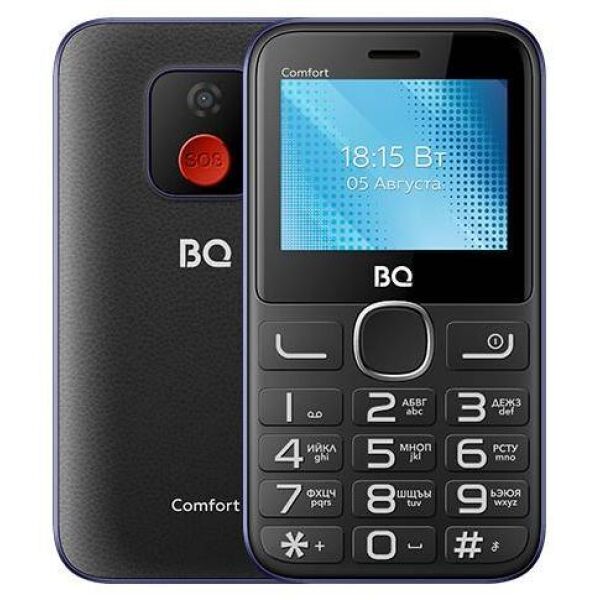 Сотовые телефоны BQ-MOBILE, Мобильный телефон BQ-Mobile BQ-2301 Comfort (черный/синий)
Сотовые телефоны BQ-MOBILE, Мобильный телефон BQ-Mobile BQ-2301 Comfort (черный/синий)