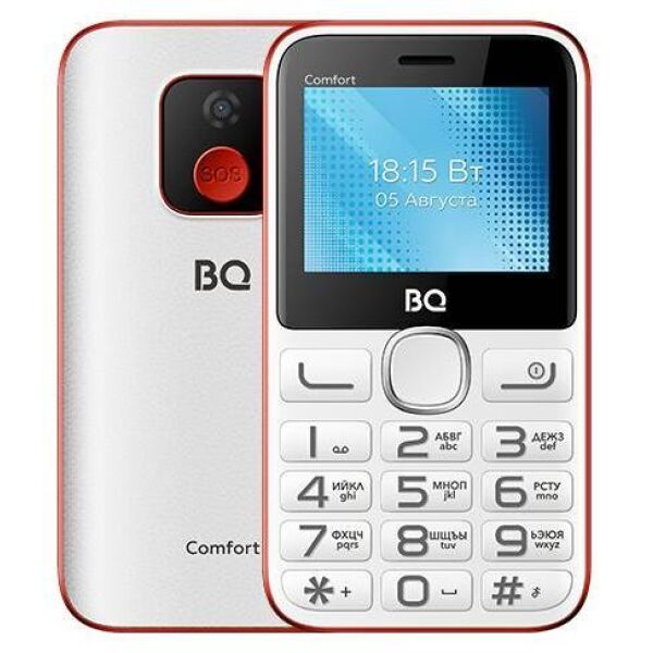 Сотовые телефоны BQ-MOBILE, Мобильный телефон BQ-Mobile BQ-2301 Comfort (белый/красный)
Сотовые телефоны BQ-MOBILE, Мобильный телефон BQ-Mobile BQ-2301 Comfort (белый/красный)
