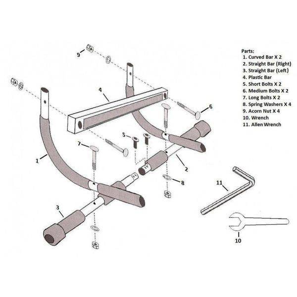 Турник универсальный BRADEX SF 0006 Турник универсальный BRADEX SF 0006
