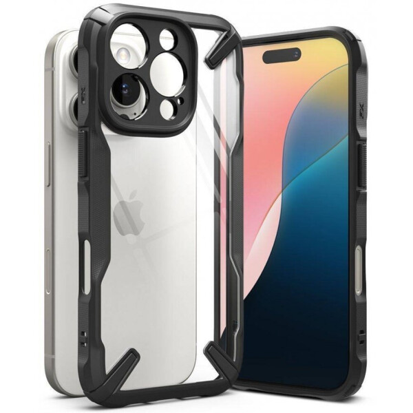 Чехол RINGKE FUSION X для IPHONE 16 PRO BLACK