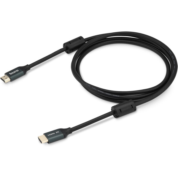 Кабель Buro BHP-HDMI-2.1-1G (1 м, черный)