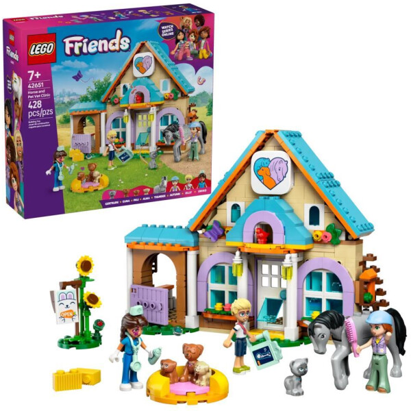Конструктор Lego Friends Ветеринарная клиника для лошадей и питомцев 42651