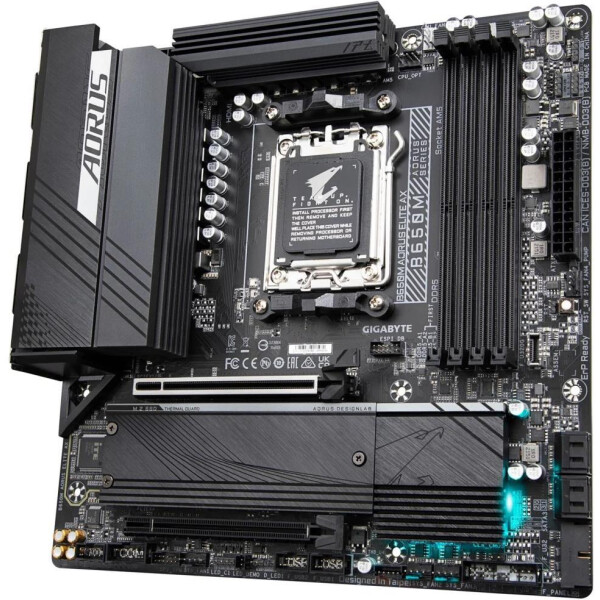 Материнская плата Gigabyte B650M Aorus Elite AX Материнская плата Gigabyte B650M Aorus Elite AX