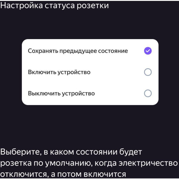 Умная розетка Яндекс YNDX-00540 (B - черный) Умная розетка Яндекс YNDX-00540 (B - черный)