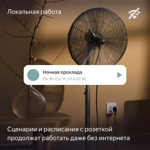 Умная розетка Яндекс YNDX-00540 (B - черный) Умная розетка Яндекс YNDX-00540 (B - черный)