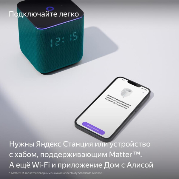 Умная розетка Яндекс YNDX-00540 (B - черный) Умная розетка Яндекс YNDX-00540 (B - черный)