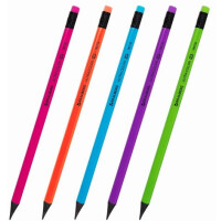 Набор карандашей чернографитных Brauberg ULTRA COLOR HB, с ластиком, пластиковые (181710) 12 шт Набор карандашей чернографитных Brauberg ULTRA COLOR HB, с ластиком, пластиковые (181710) 12 шт
