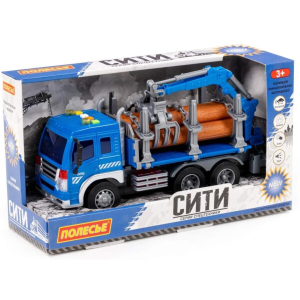 Автомобиль Полесье лесовоз Сити 96050