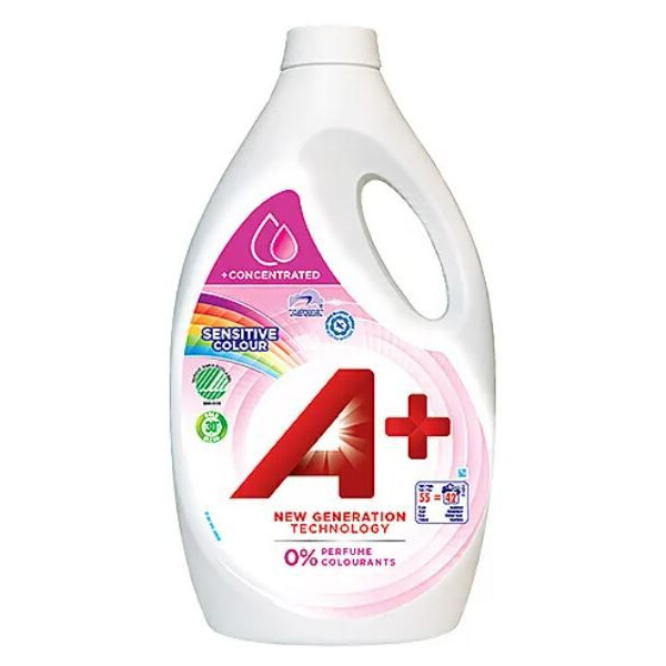 Гель для стирки A+ Colour Perfume Free для цветного белья 2.2 л (42 стирки)