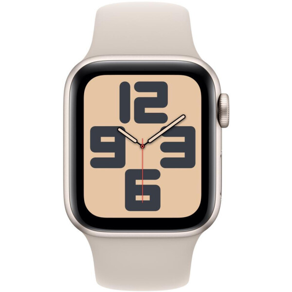 Смарт-часы Apple Watch SE 2024 GPS 40mm Starlight MXEF3LL/A (силиконовый ремешок S/M) Смарт-часы Apple Watch SE 2024 GPS 40mm Starlight MXEF3LL/A (силиконовый ремешок S/M)