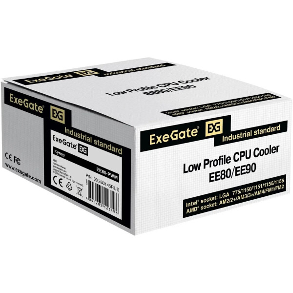 Кулер для процессора ExeGate EE80-PWM EX286145RUS Кулер для процессора ExeGate EE80-PWM EX286145RUS