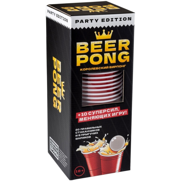 Настольная игра GaGa Games Beer Pong. Королевский бирпонг GG328