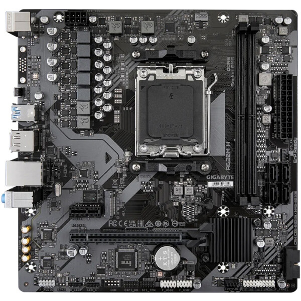 Материнская плата Gigabyte A620M H (rev. 1.0) Материнская плата Gigabyte A620M H (rev. 1.0)