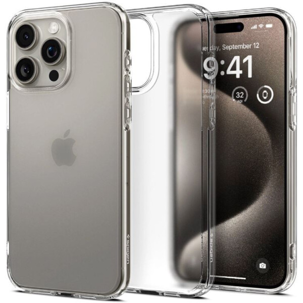 Чехол для телефона Spigen Ultra Hybrid для iPhone 15 Pro Max ACS06565 (прозрачный)