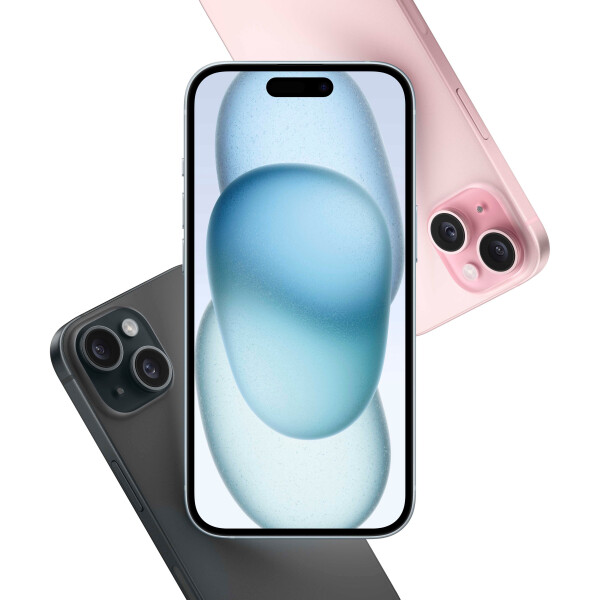 Смартфон Apple iPhone 15 128GB Blue (MTP43HN/A) Смартфон Apple iPhone 15 128GB Blue (MTP43HN/A)