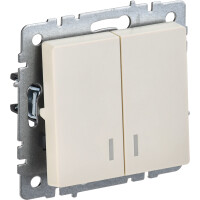 Выключатель IEK Brite ВС10-2-1-БрКр