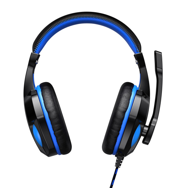 

Гарнитуры (наушники+микрофон) HAVIT, Наушники Havit Gamenote H763d (черный/синий)