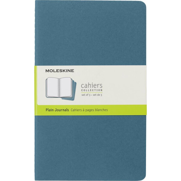Блокнот Moleskine CAHIER JOURNAL CH023B44 (3 шт, голубой)