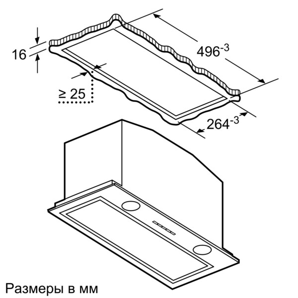 Кухонная вытяжка NEFF D55ML66N1 Кухонная вытяжка NEFF D55ML66N1