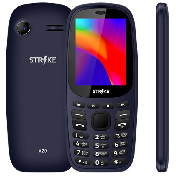 

Сотовые телефоны STRIKE, Телефон GSM STRIKE A20 (синий)