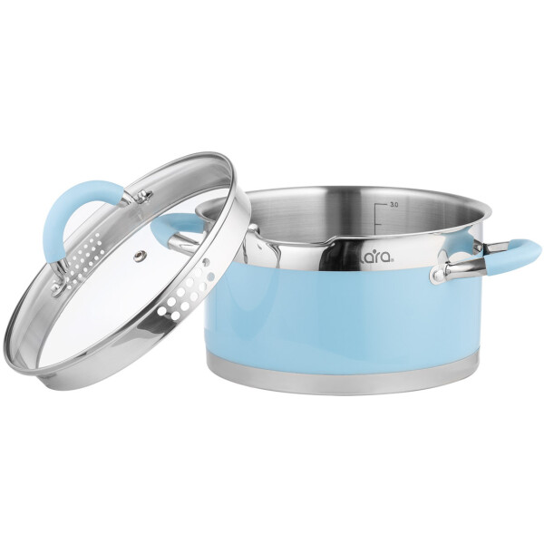 Кастрюля Lara Sky Blue LR02-440