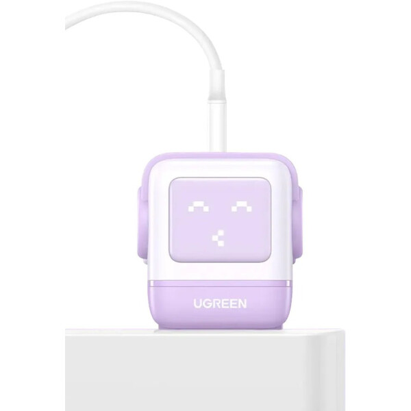Сетевое зарядное устройство UGREEN Nexode Robot GaN Tech 65W, CD361-35291 Purple Сетевое зарядное устройство UGREEN Nexode Robot GaN Tech 65W, CD361-35291 Purple