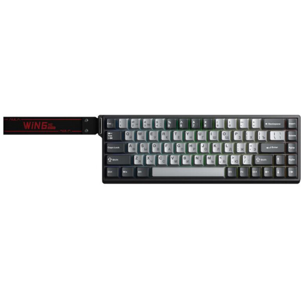 Клавиатура AULA WIN68HE PRO Light Gray-Dark Gray