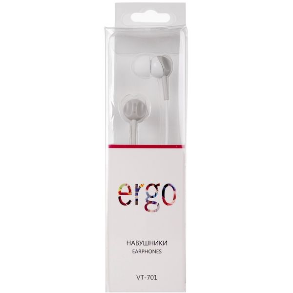 Наушники ERGO VT-701 White Наушники ERGO VT-701 White