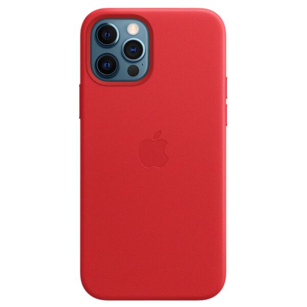

Чехлы для мобильных телефонов Apple, Чехол Apple MagSafe Leather Case для iPhone 12 Pro Max (красный) MHKJ3ZE/A