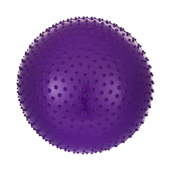 

Инвентарь для фитнеса STARFIT, Фитбол массажный Starfit GB-301 65 см (фиолетовый)
