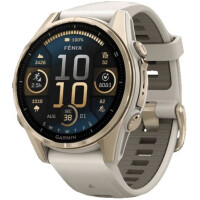 Умные часы Garmin Fenix 8 Sapphire 43мм (золотистый, дымчато-серый ремешок) Умные часы Garmin Fenix 8 Sapphire 43мм (золотистый, дымчато-серый ремешок)