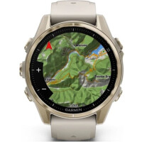 Умные часы Garmin Fenix 8 Sapphire 43мм (золотистый, дымчато-серый ремешок) Умные часы Garmin Fenix 8 Sapphire 43мм (золотистый, дымчато-серый ремешок)