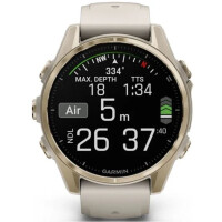 Умные часы Garmin Fenix 8 Sapphire 43мм (золотистый, дымчато-серый ремешок) Умные часы Garmin Fenix 8 Sapphire 43мм (золотистый, дымчато-серый ремешок)