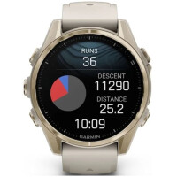 Умные часы Garmin Fenix 8 Sapphire 43мм (золотистый, дымчато-серый ремешок) Умные часы Garmin Fenix 8 Sapphire 43мм (золотистый, дымчато-серый ремешок)