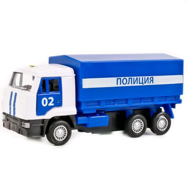 

Игры, игрушки Технопарк, Машина Камаз 65207 Полиция Бортовой Технопарк SB-16-89-B2-WB