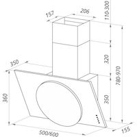 Кухонная вытяжка MAUNFELD Tower L Push 50 (черный) Кухонная вытяжка MAUNFELD Tower L Push 50 (черный)