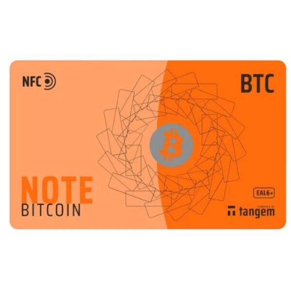 Бесконтактная смарт-карта Tangem Note Bitcoin (TG109)