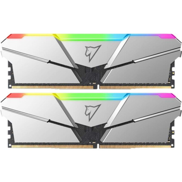 

Оперативная память Netac, Оперативная память Netac Shadow RGB DDR5-4800 32GB (16GB x 2) C40 Silver NTSRD5P48DP-32S
