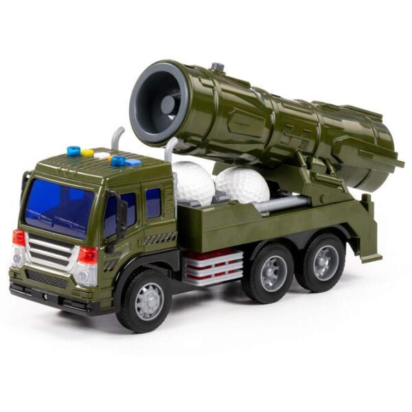 Автомобиль с зенитно-ракетной установкой инерционный Полесье Сити 95329 Автомобиль с зенитно-ракетной установкой инерционный Полесье Сити 95329