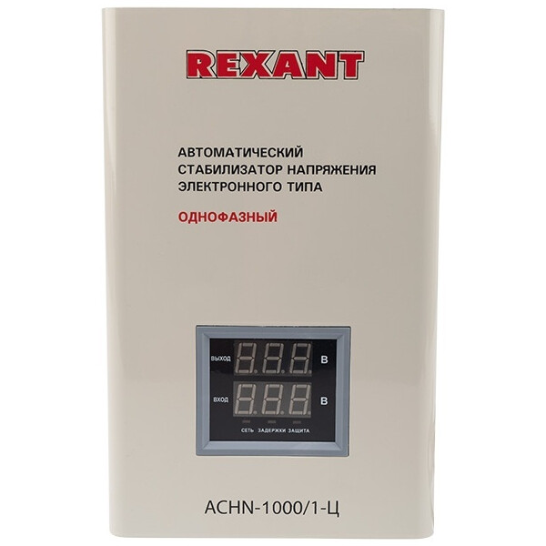 Стабилизатор напряжения Rexant АСНN-1000/1-Ц (11-5017) Стабилизатор напряжения Rexant АСНN-1000/1-Ц (11-5017)